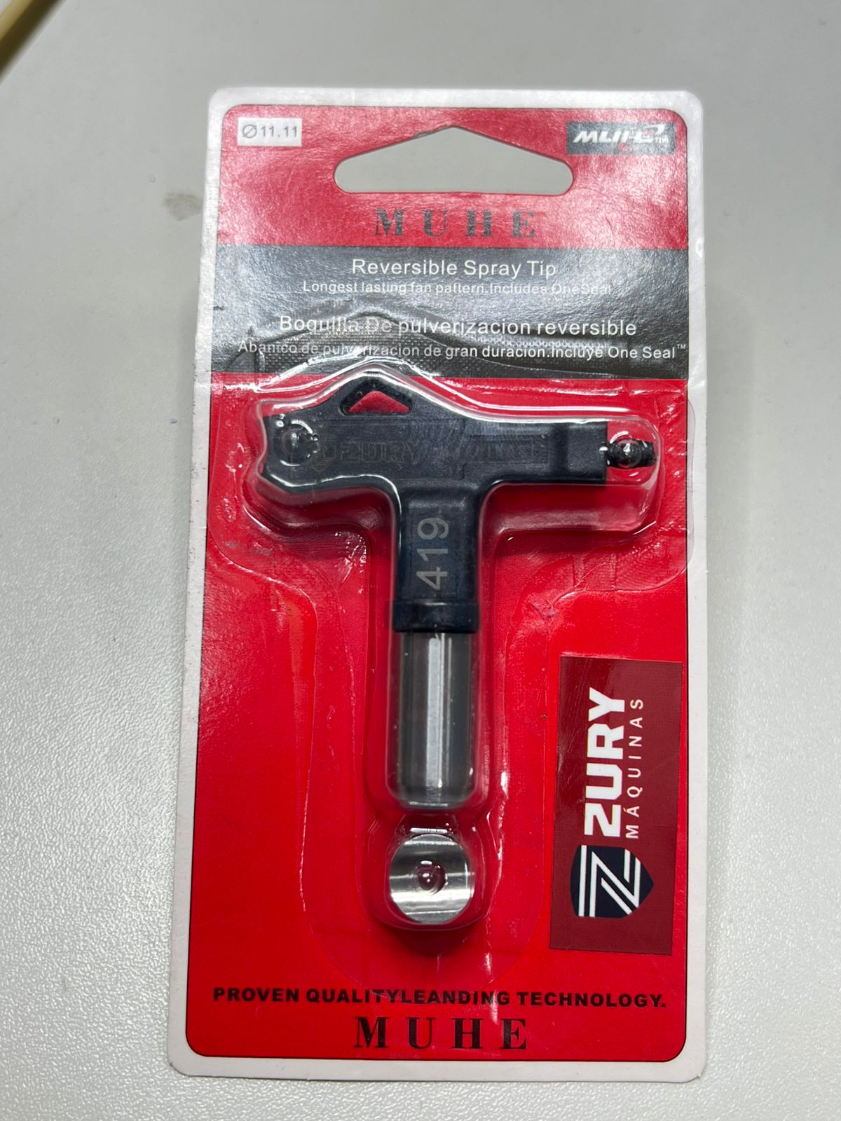 Zury Maquinas Bico 419 Cor Preto Primeira Linha para Equipamento de Pintura Airless