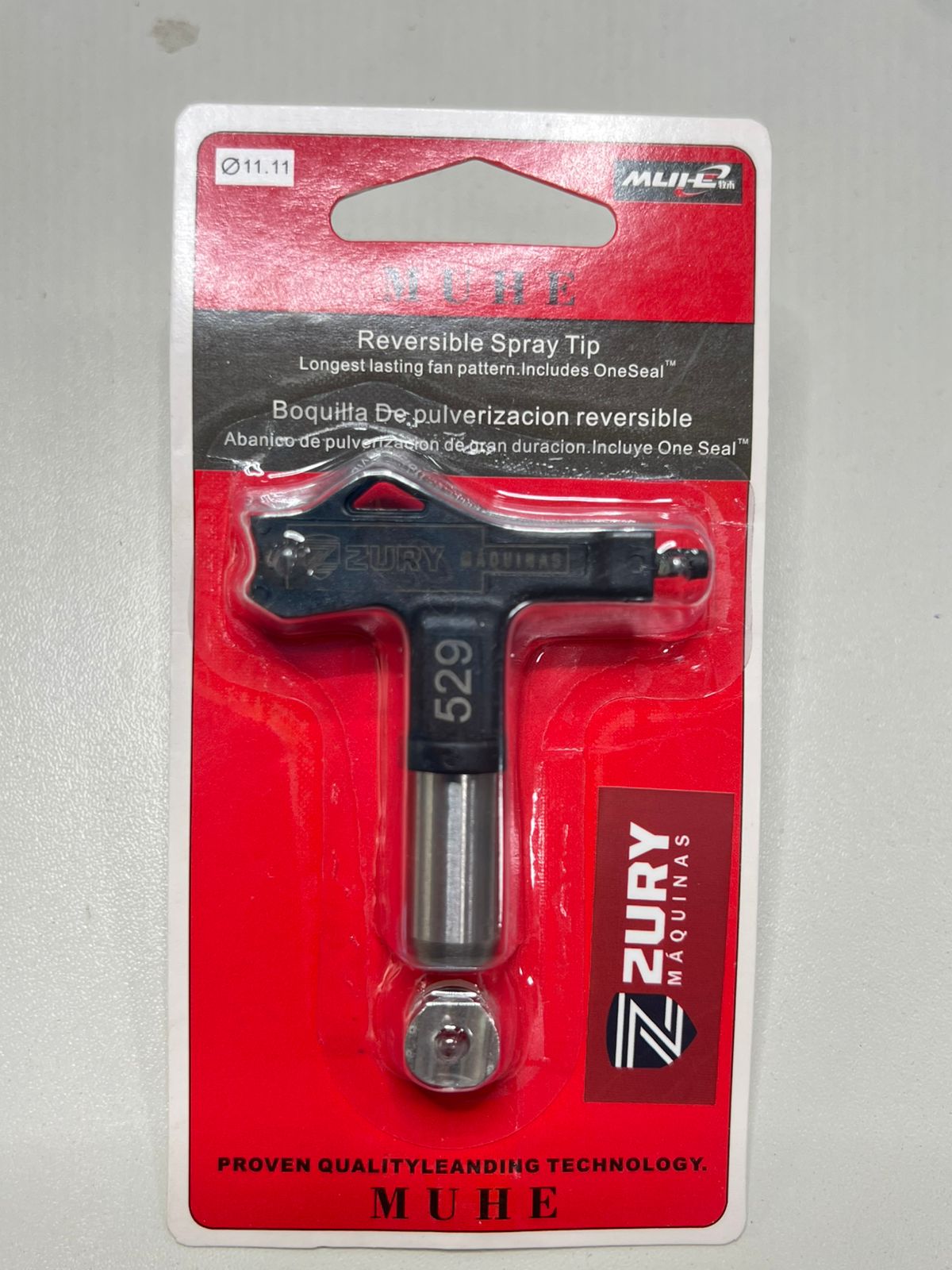 Zury Maquinas Bico 529 Cor Preto Primeira Linha para Equipamento de Pintura Airless