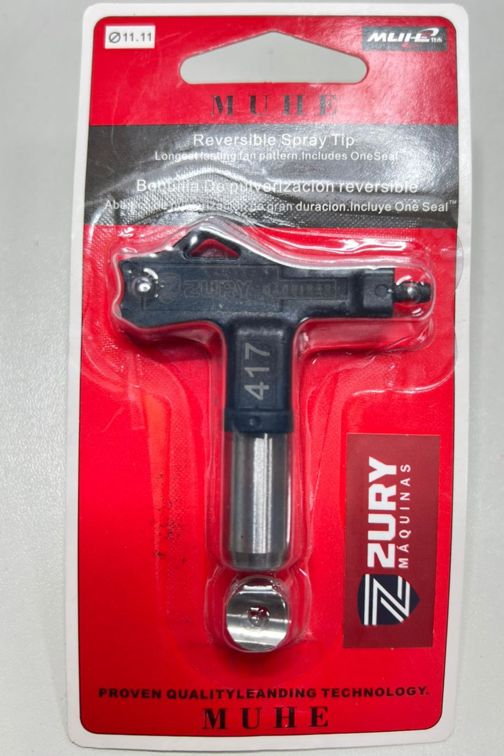 Zury Maquinas Bico 417 Cor Preto Primeira Linha para Equipamento de Pintura Airless