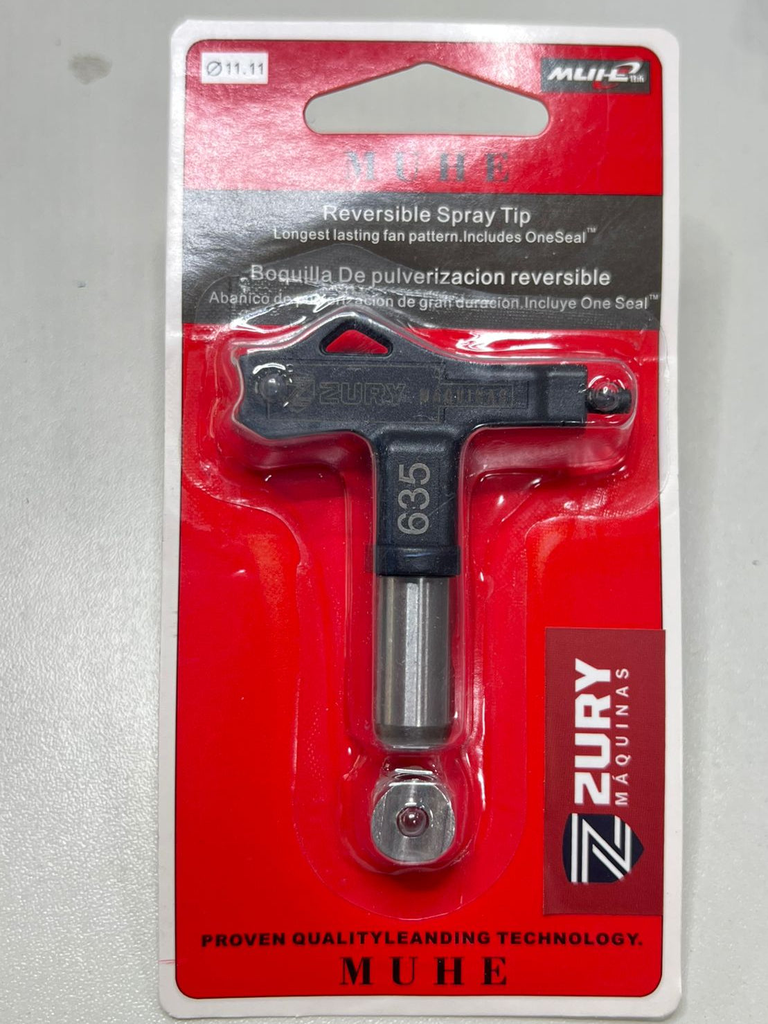 Zury Maquinas Bico 635 Cor Preto Primeira Linha para Equipamento de Pintura Airless