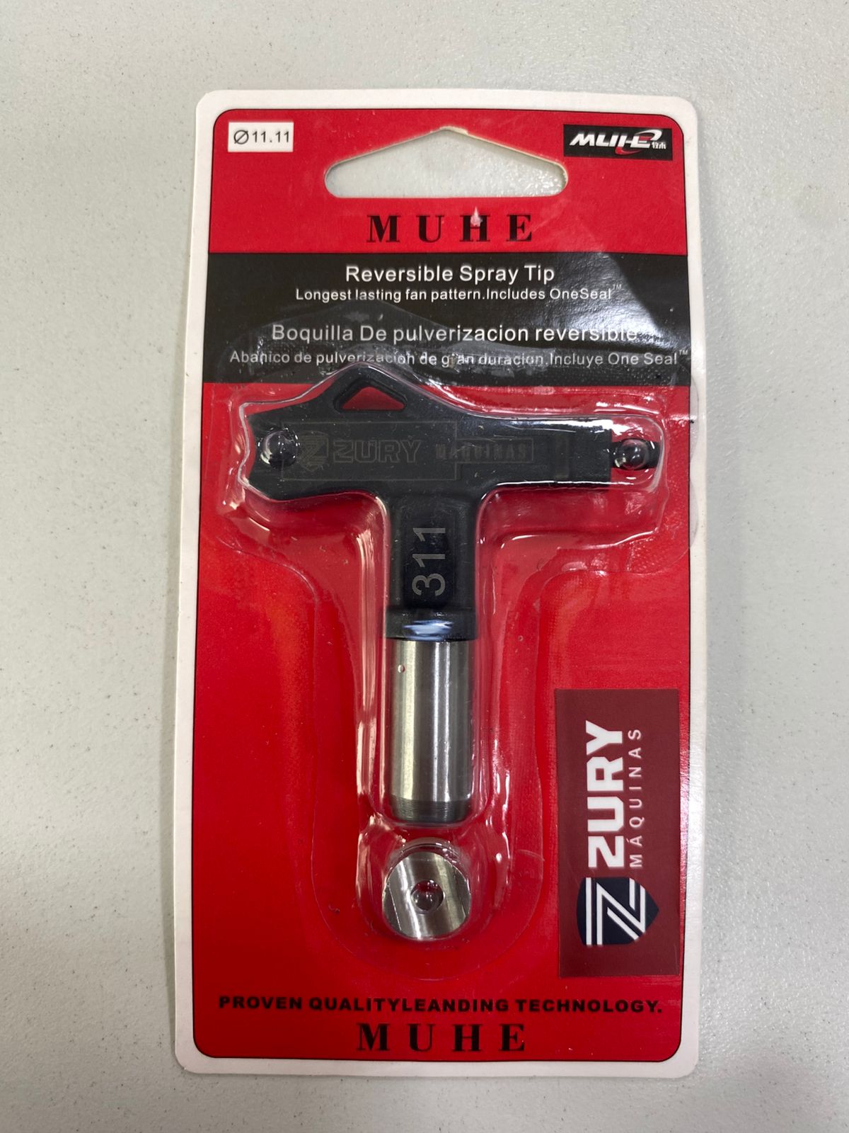 Zury Maquinas Bico 311 Cor Preto Primeira Linha para Equipamento de Pintura Airless