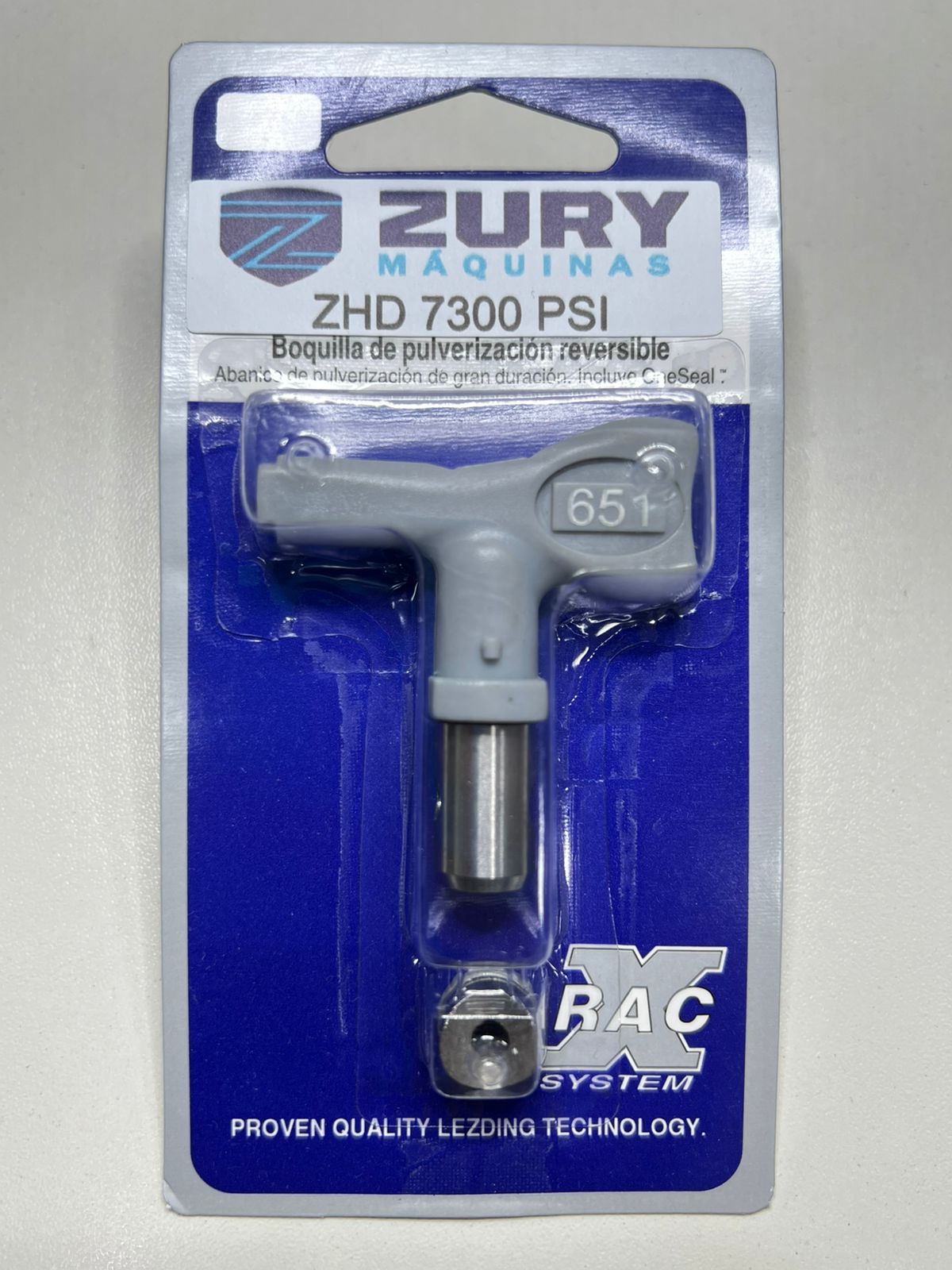 Zury Maquinas Bico 651 Cor Cinza ZHD Pneumatico para Equipamento de Pintura Airless