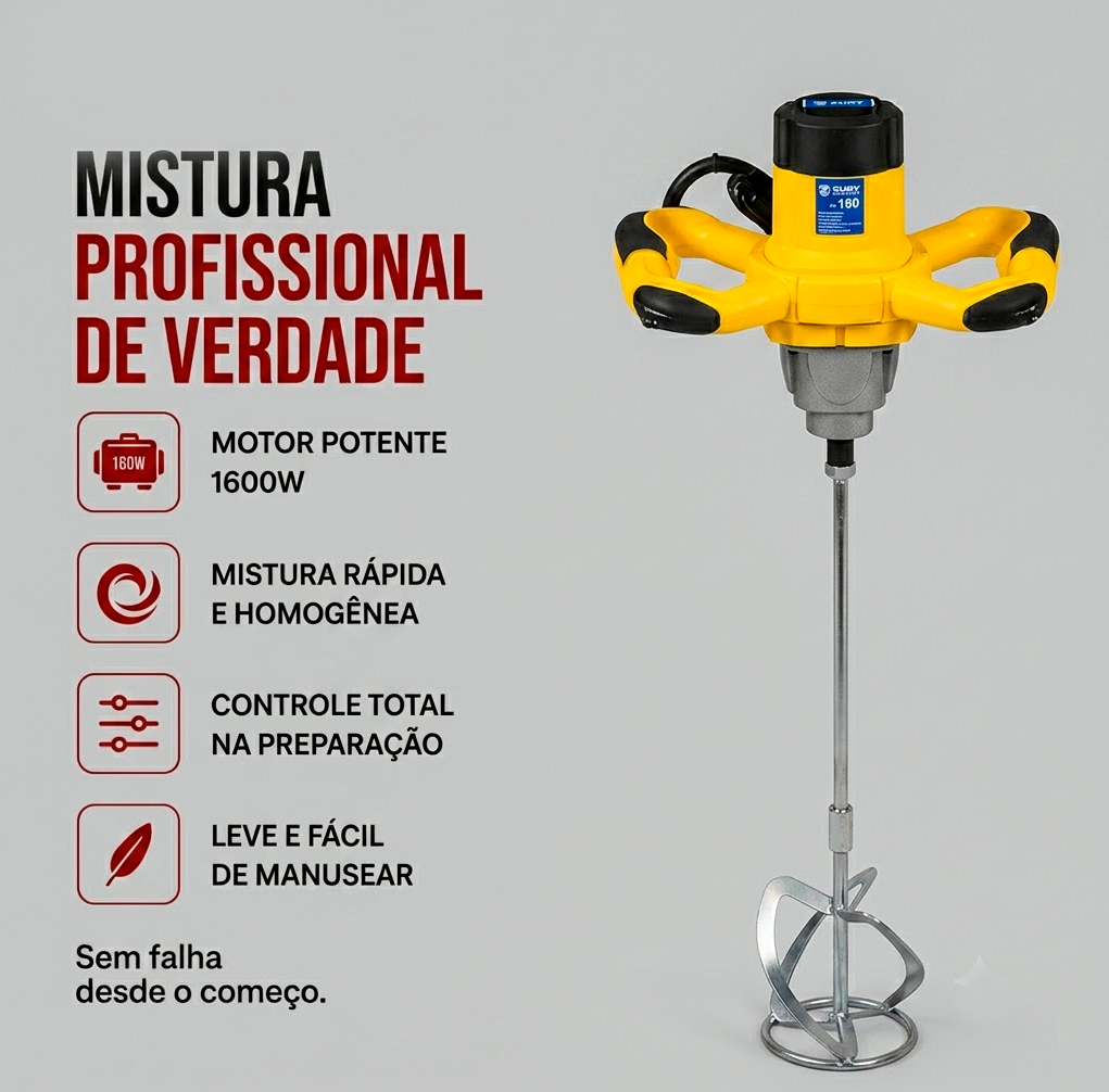 Misturador de tinta Zury 1600W