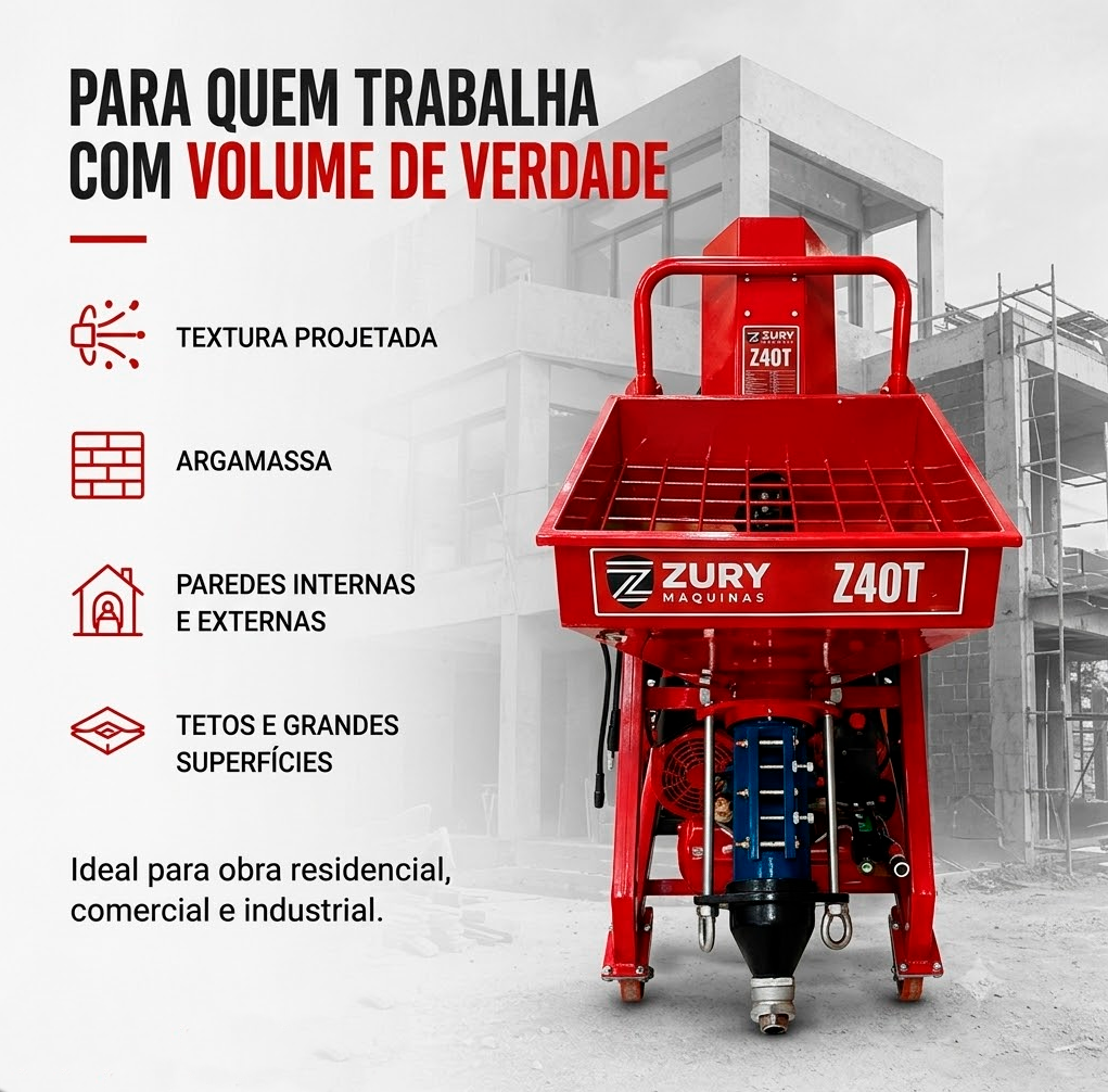 Projetor de textura Zury Mod. Z40T 40kg