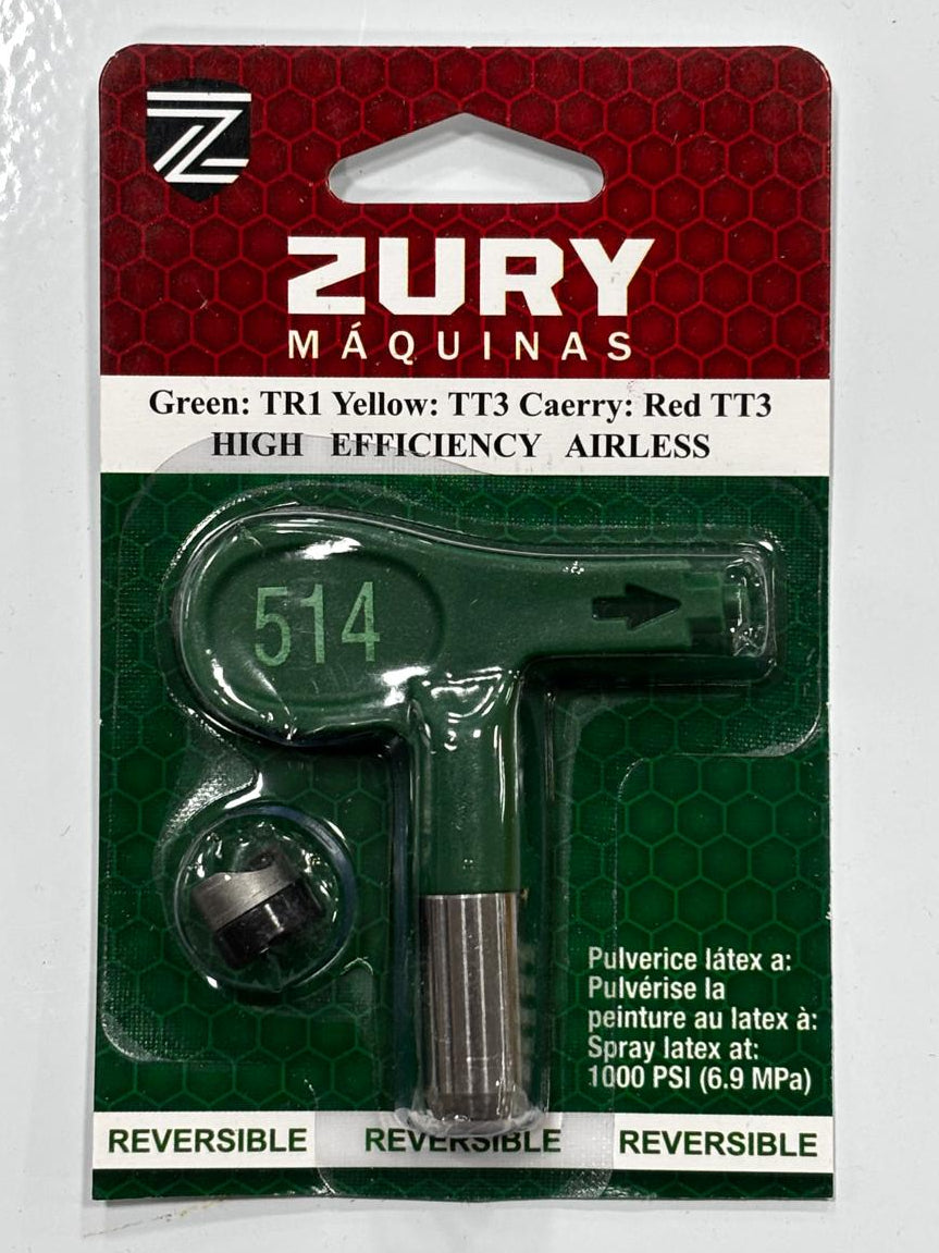 Zury Maquinas Bico 514 Cor Verde Baixa Pressao para Equipamento de Pintura Airless