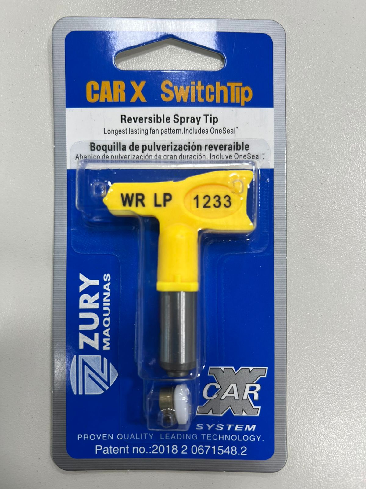 Zury Maquinas Bico 1233 WRLP Cor Amarelo Alta Pressao para Equipamento de Pintura Airless