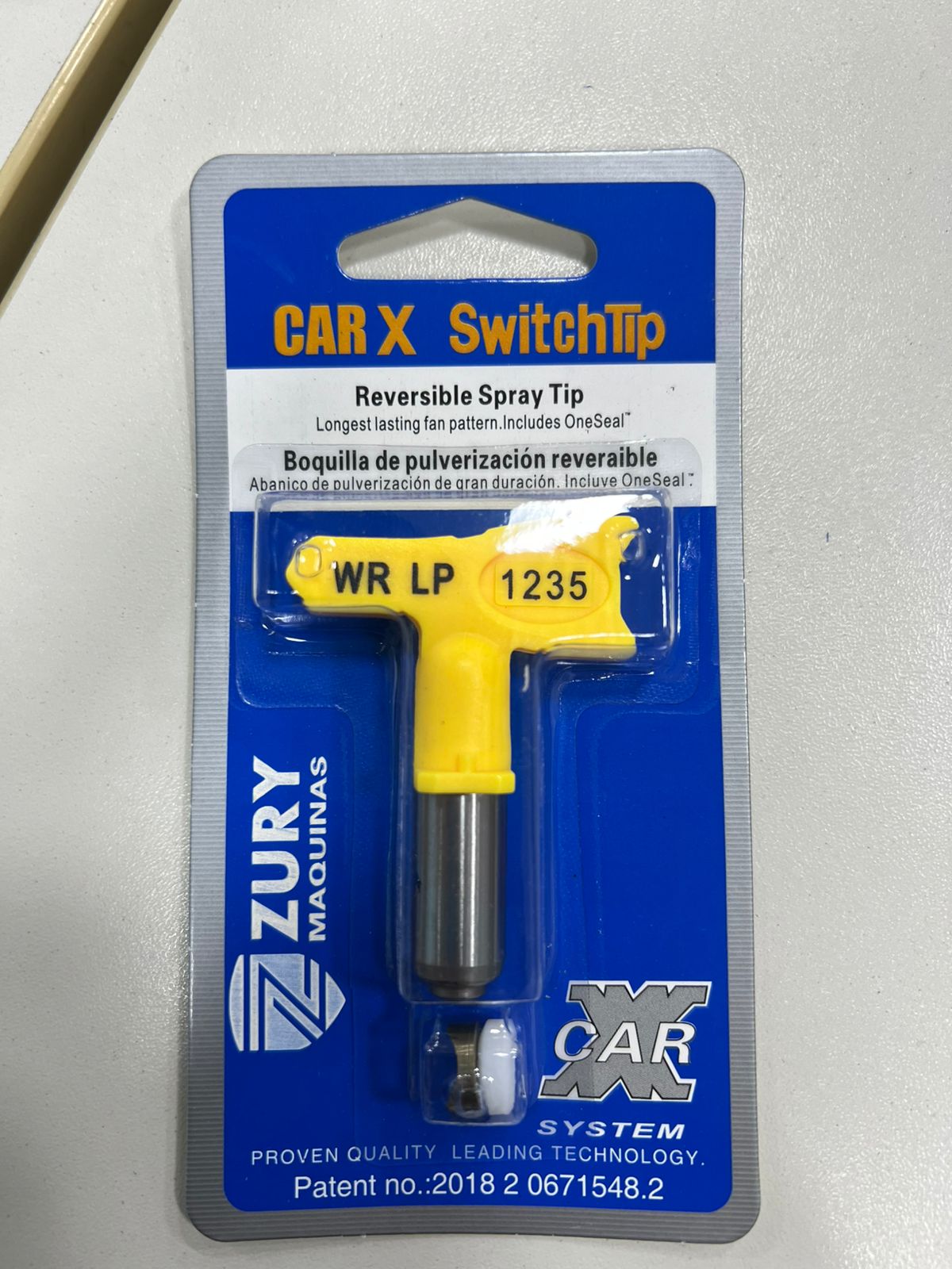 Zury Maquinas Bico 1235 WRLP Cor Amarelo Alta Pressao para Equipamento de Pintura Airless