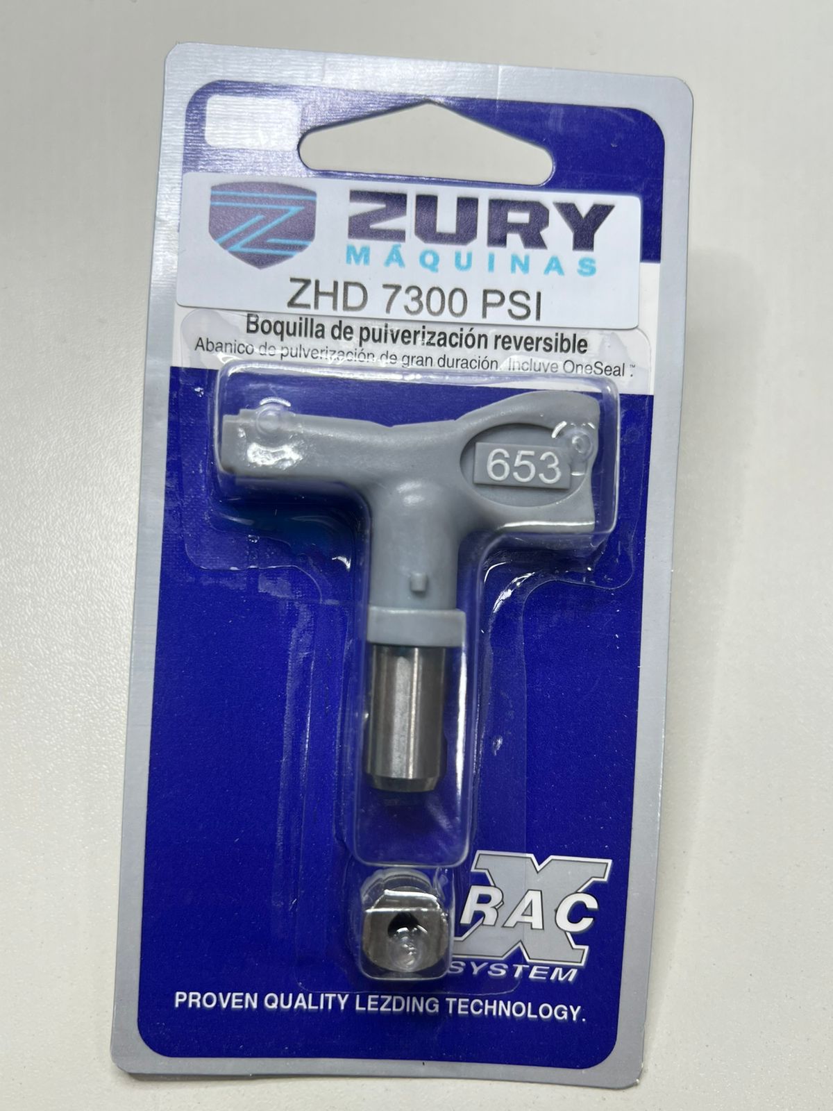 Zury Maquinas Bico 653 Cor Cinza ZHD Pneumatico para Equipamento de Pintura Airless