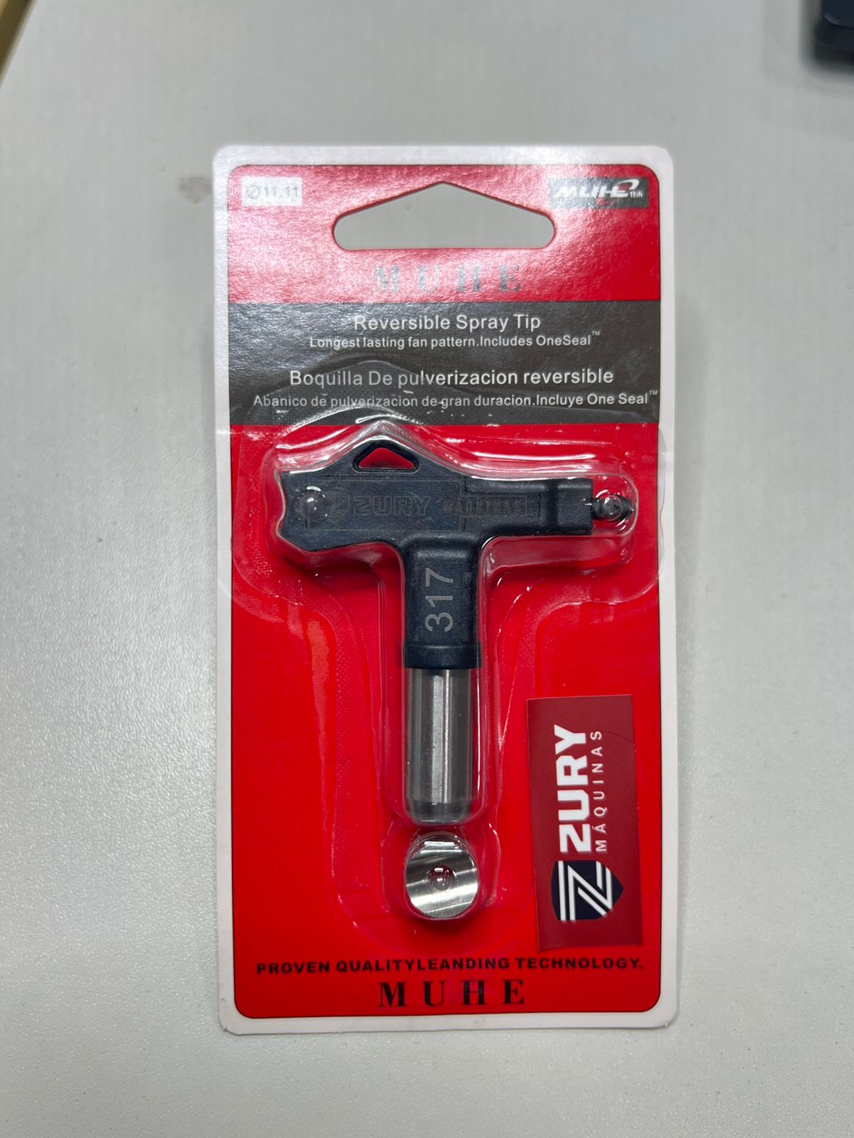 Zury Maquinas Bico 317 Cor Preto Primeira Linha para Equipamento de Pintura Airless