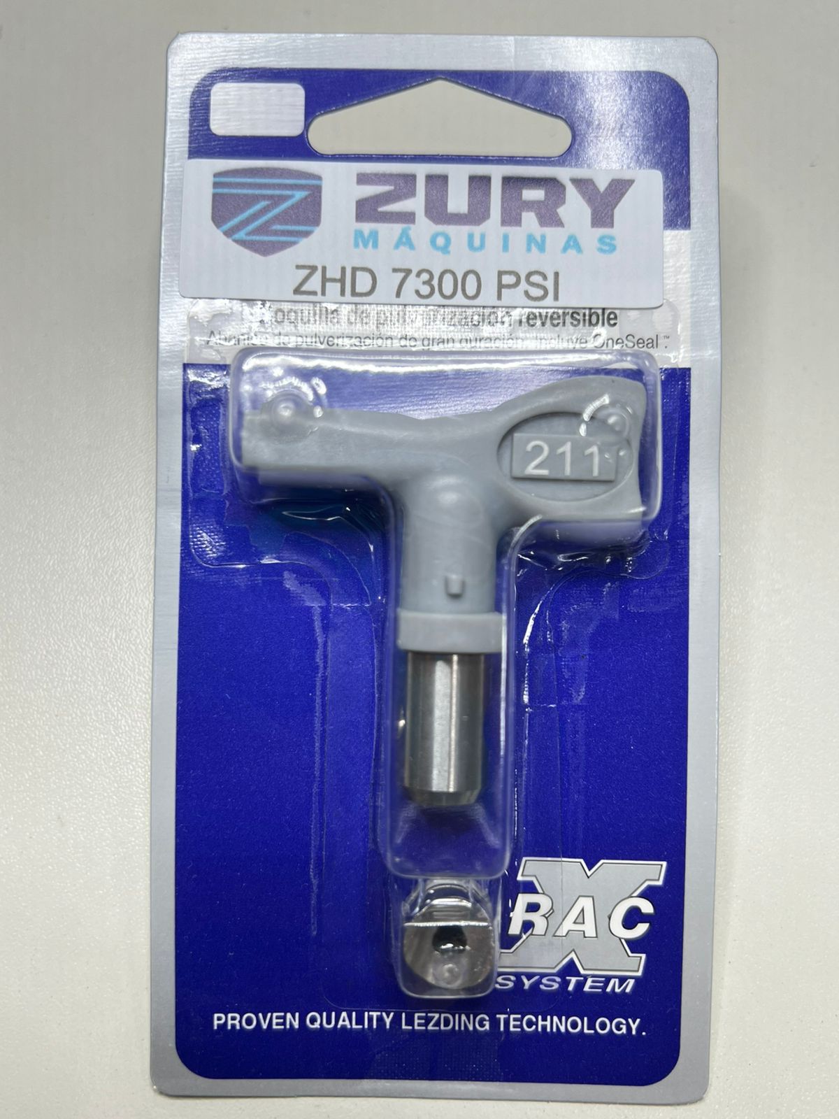 Zury Maquinas Bico 211 Cor Cinza ZHD Pneumatico para Equipamento de Pintura Airless