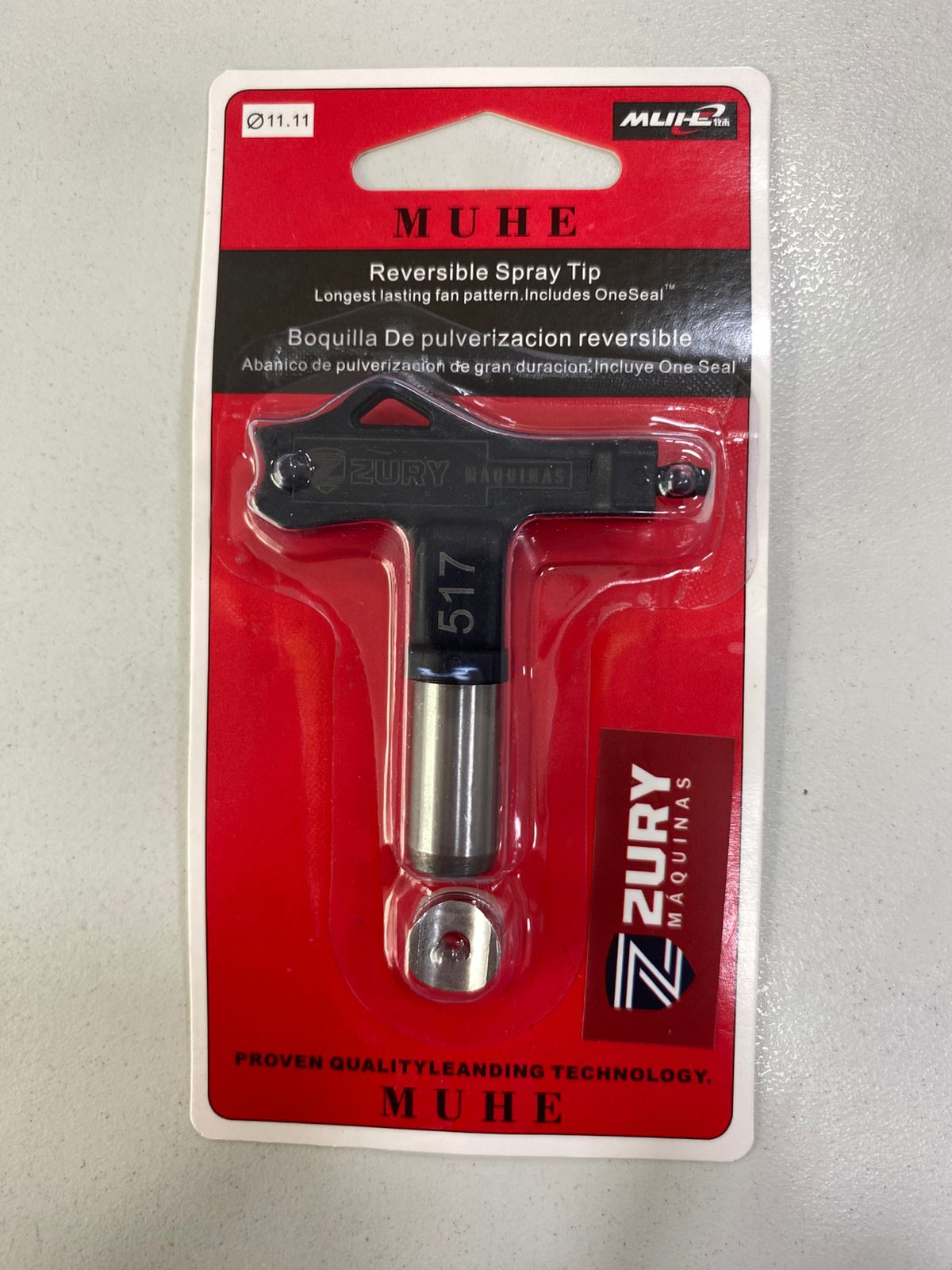 Zury Maquinas Bico 517 Cor Preto Primeira Linha para Equipamento de Pintura Airless