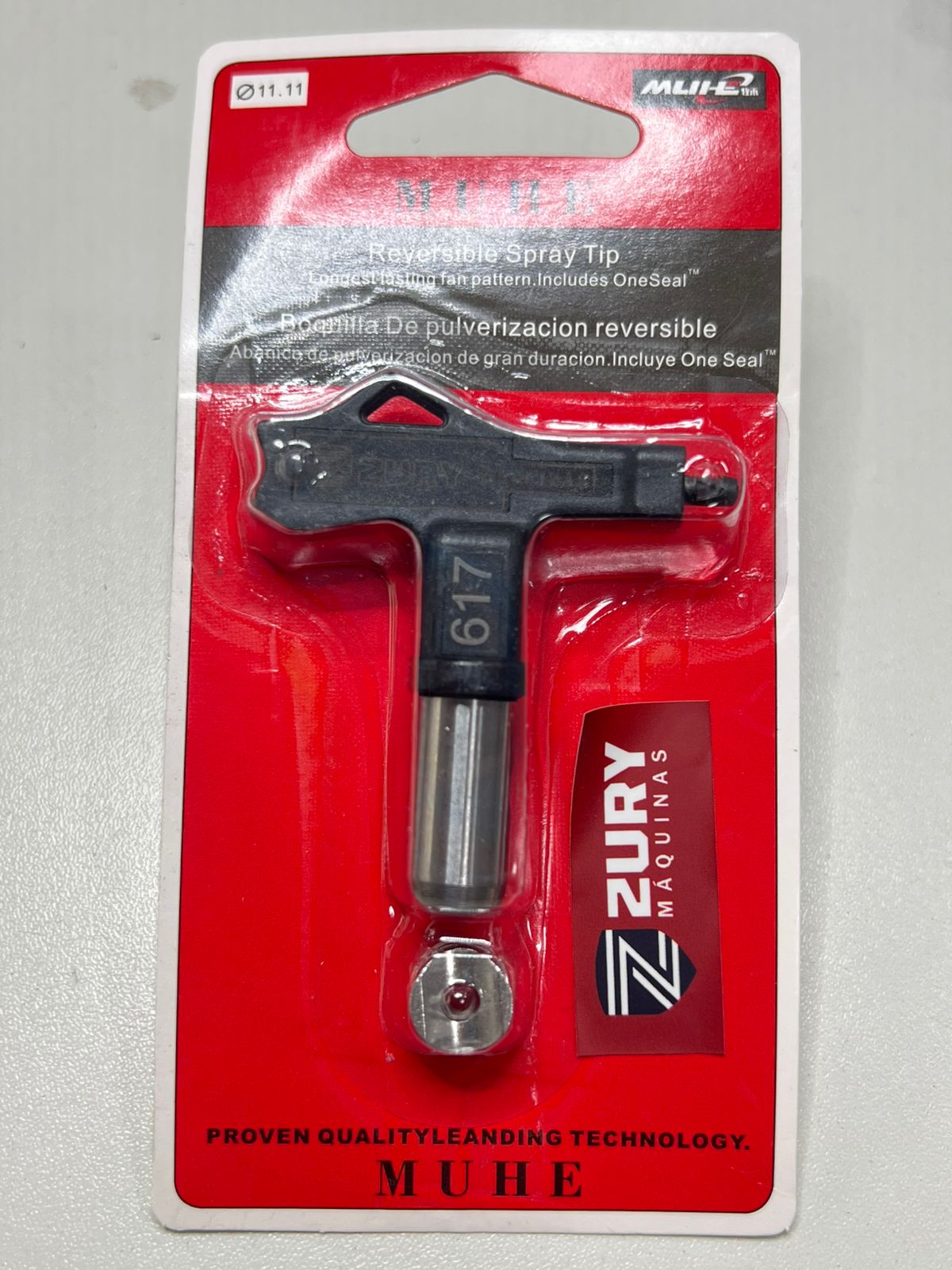 Zury Maquinas Bico 617 Cor Preto Primeira Linha para Equipamento de Pintura Airless