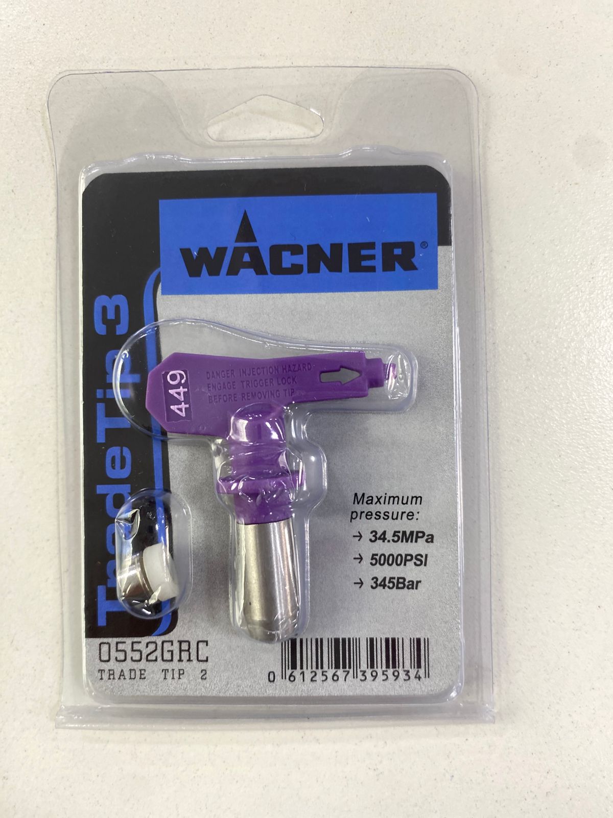 Zury Maquinas Bico 449 Cor Roxo Aplicacao Massa Corrida para Equipamento de Pintura Airless