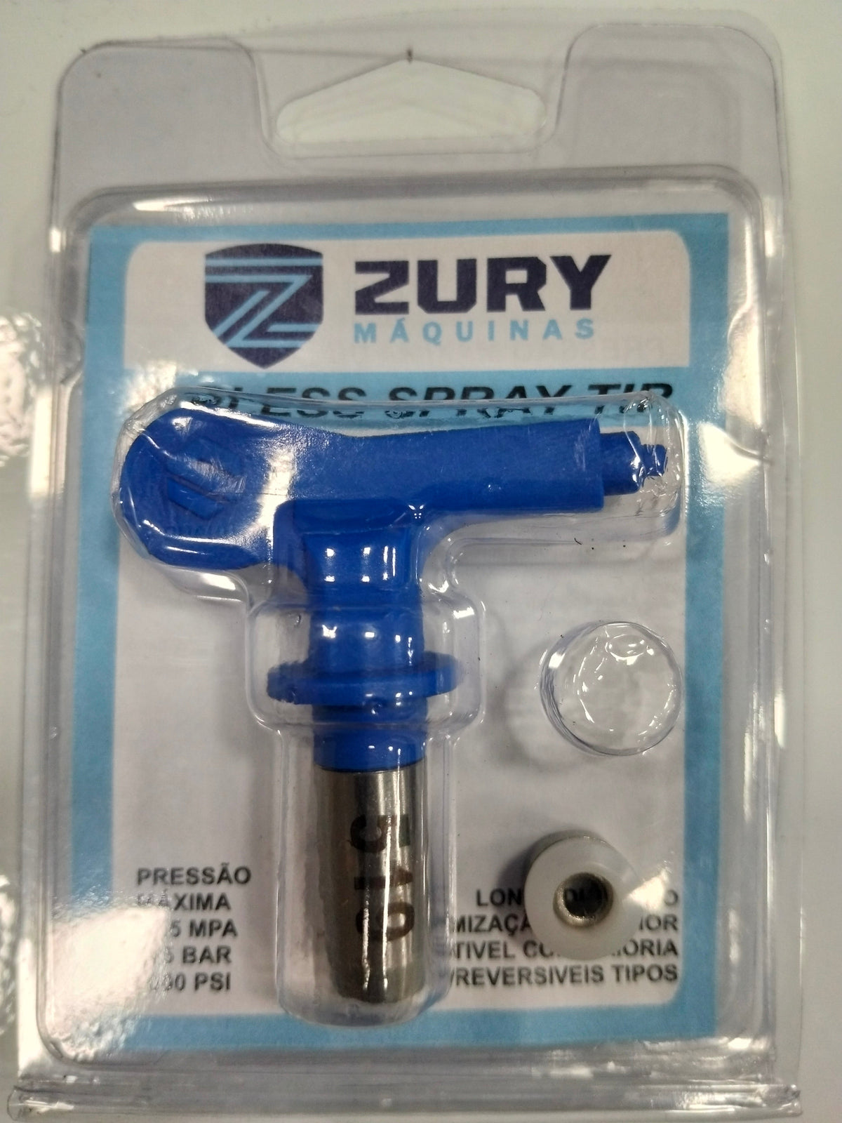 Zury Maquinas Bico 519 Cor Azul Convencional para Equipamento de Pintura Airless