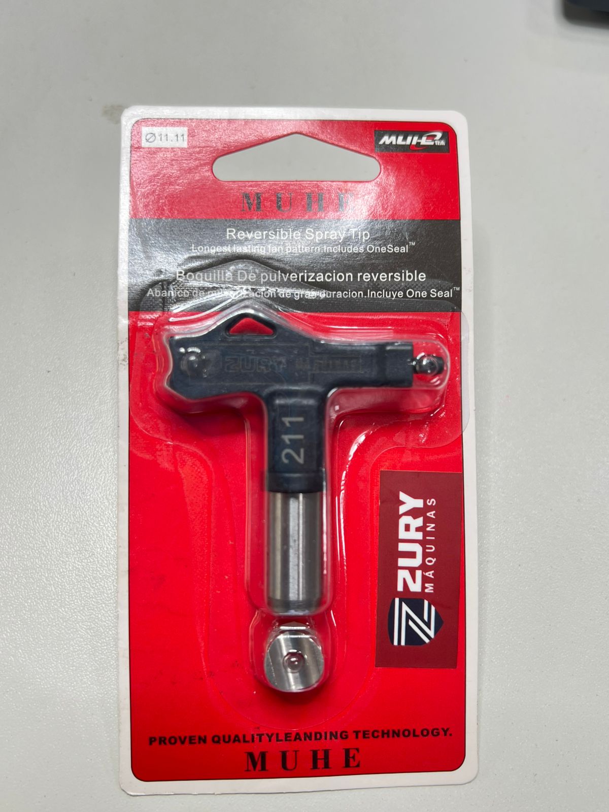 Zury Maquinas Bico 211 Cor Preto Convencional para Equipamento de Pintura Airless