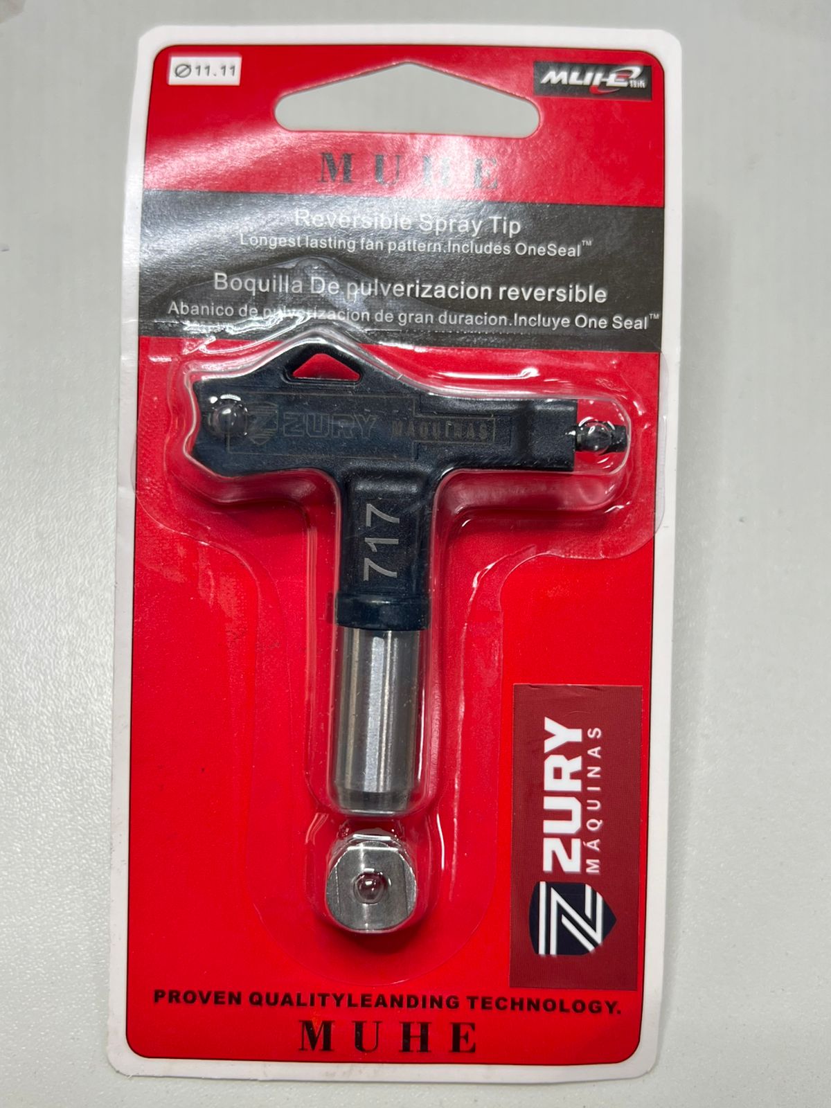 Zury Maquinas Bico 717 Cor Preto Primeira Linha para Equipamento de Pintura Airless