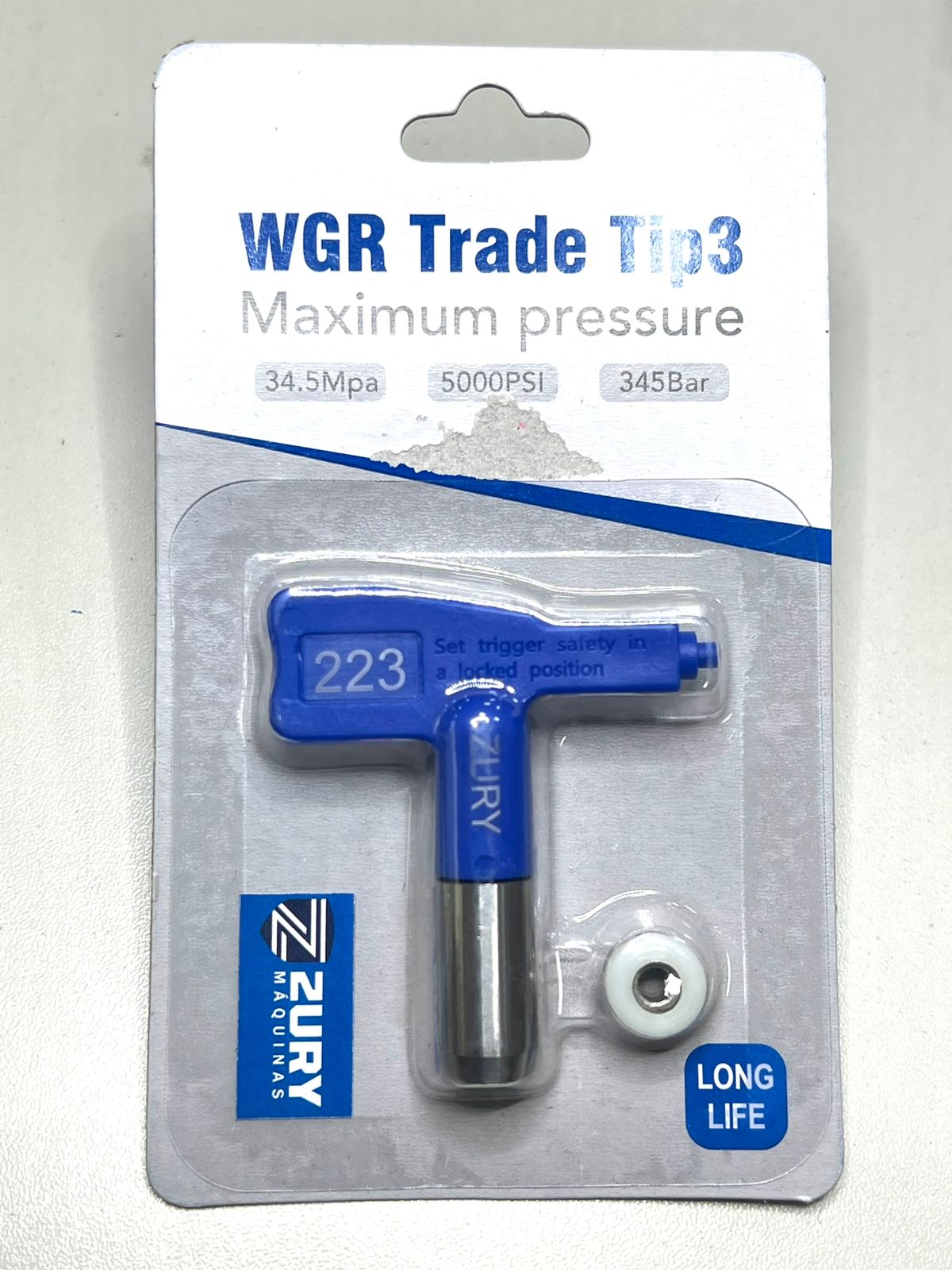 Zury Maquinas Bico 223 Cor Azul Convencional para Equipamento de Pintura Airless