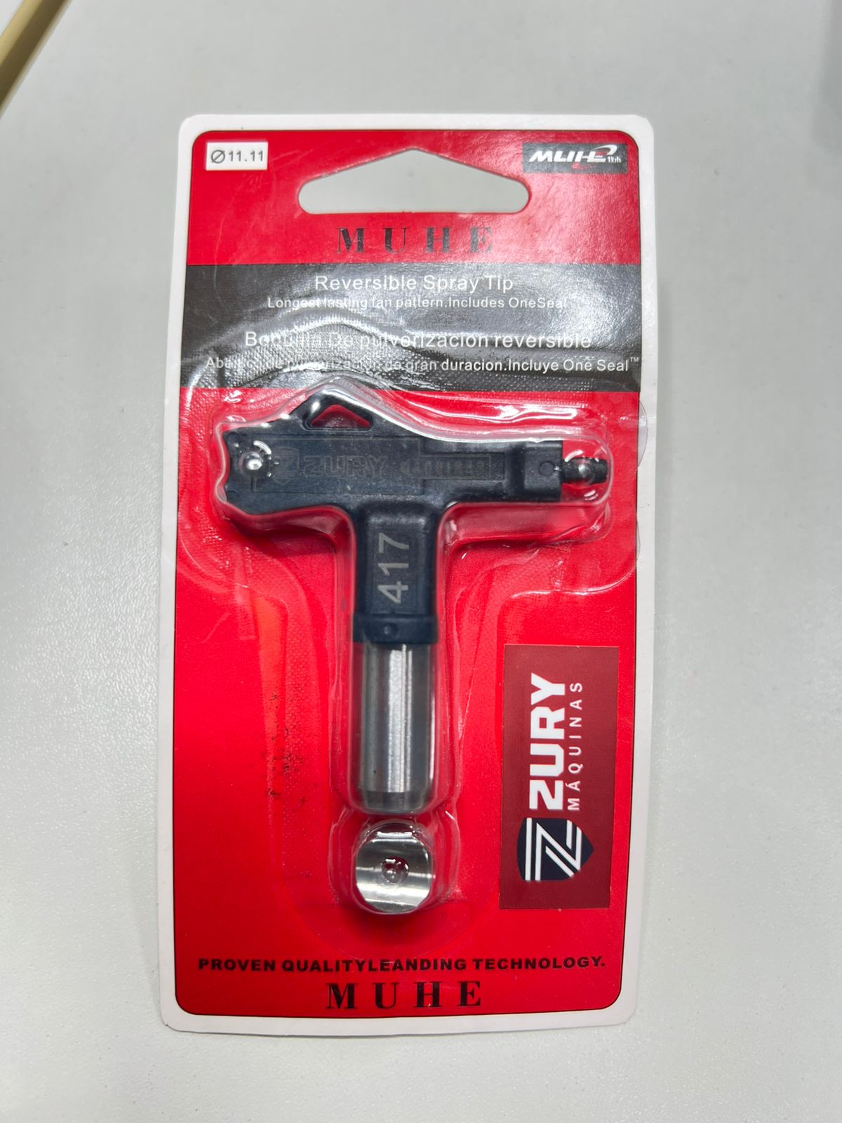 Zury Maquinas Bico 417 Cor Preto Primeira Linha para Equipamento de Pintura Airless