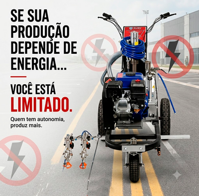 Maquina de pintura para demarcação viaria ZHD 8.0