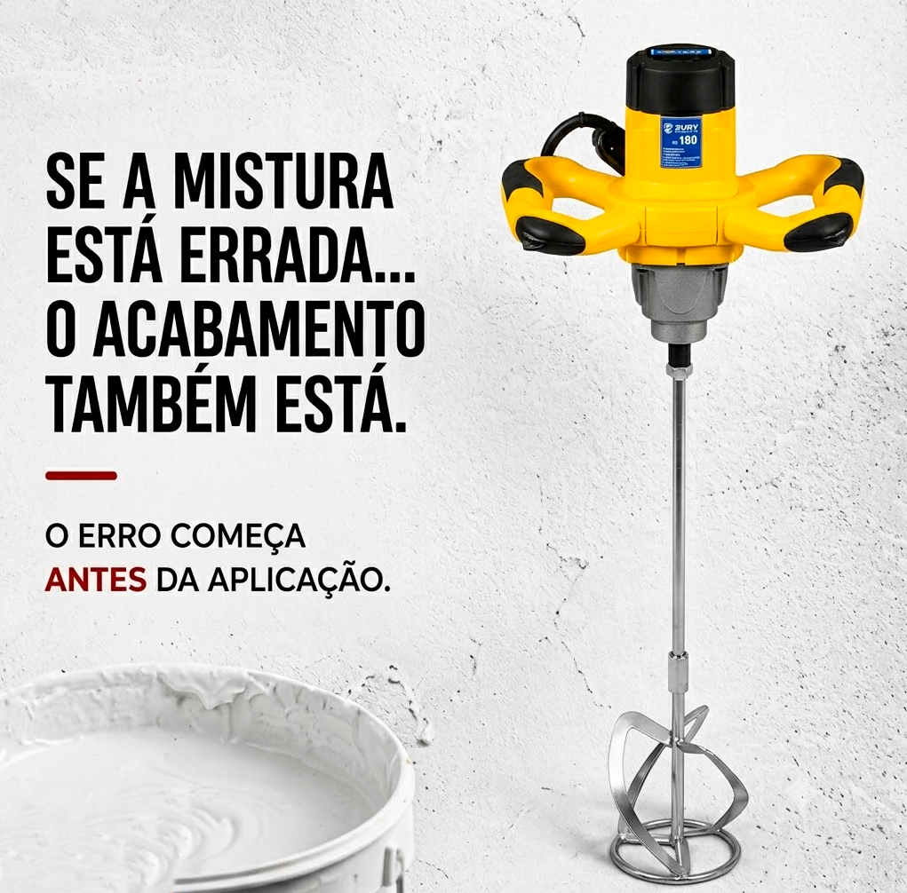 Misturador de tinta Zury 1600W