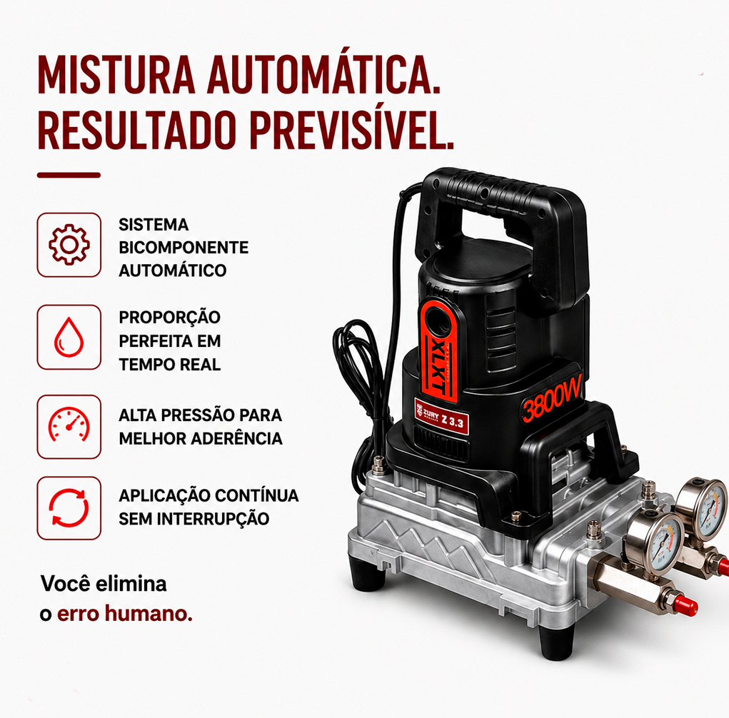 Maquina Bicomponente de mistura automática