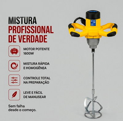 Misturador de tinta Zury 1600W