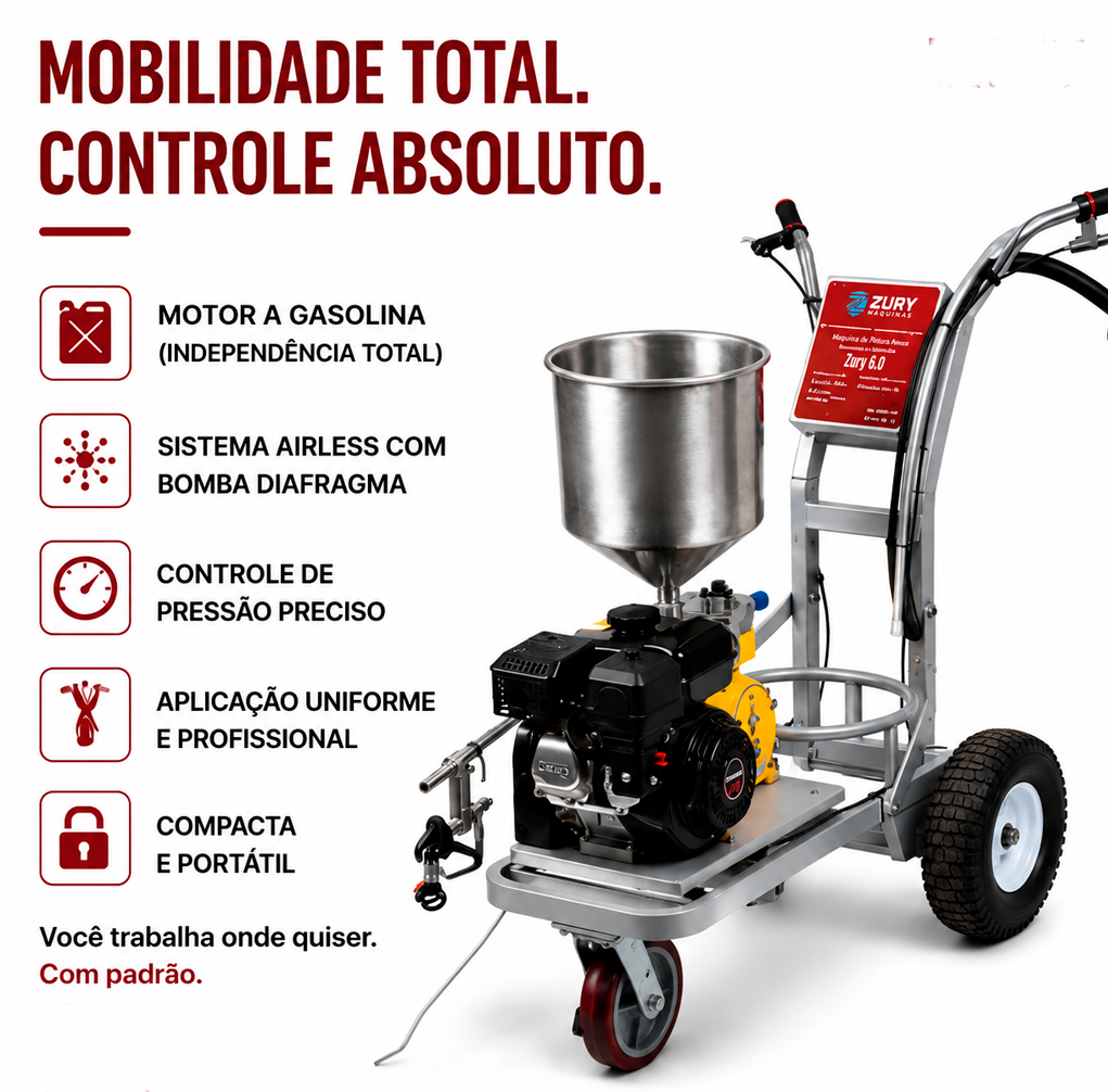 Maquina de demarcação viária ZHD 6.0