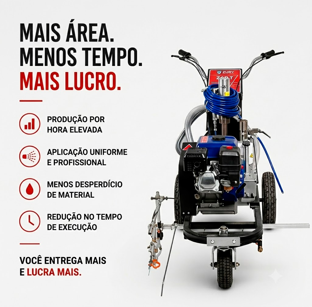 Maquina de pintura para demarcação viaria ZHD 8.0