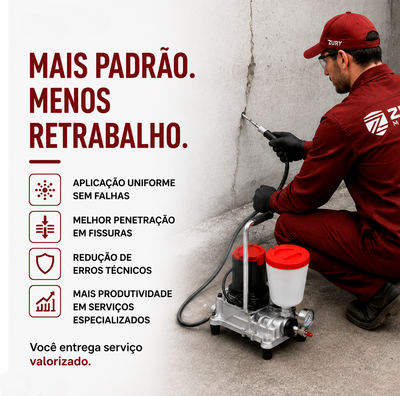 Maquina monocomponente de injeção de resina