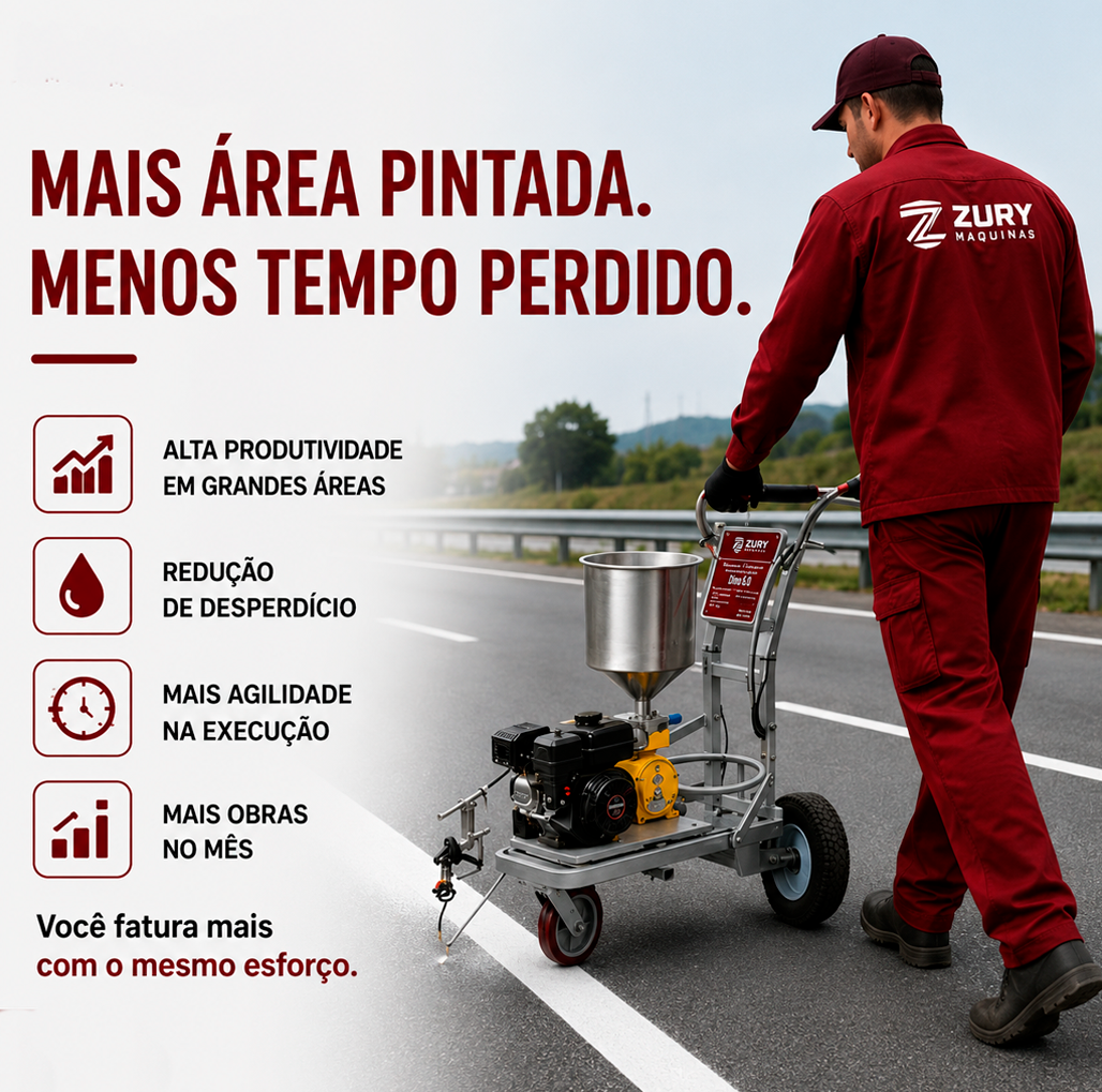 Maquina de demarcação viária ZHD 6.0