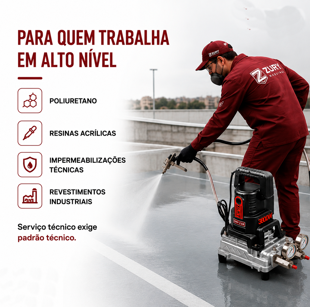 Maquina Bicomponente de mistura automática