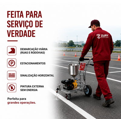 Maquina de demarcação viária ZHD 6.0