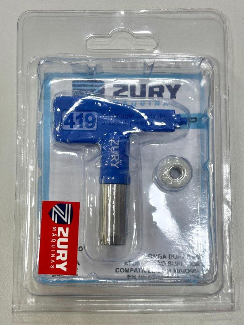Zury Maquinas Bico 419 Cor Azul Convencional para Equipamento de Pintura Airless