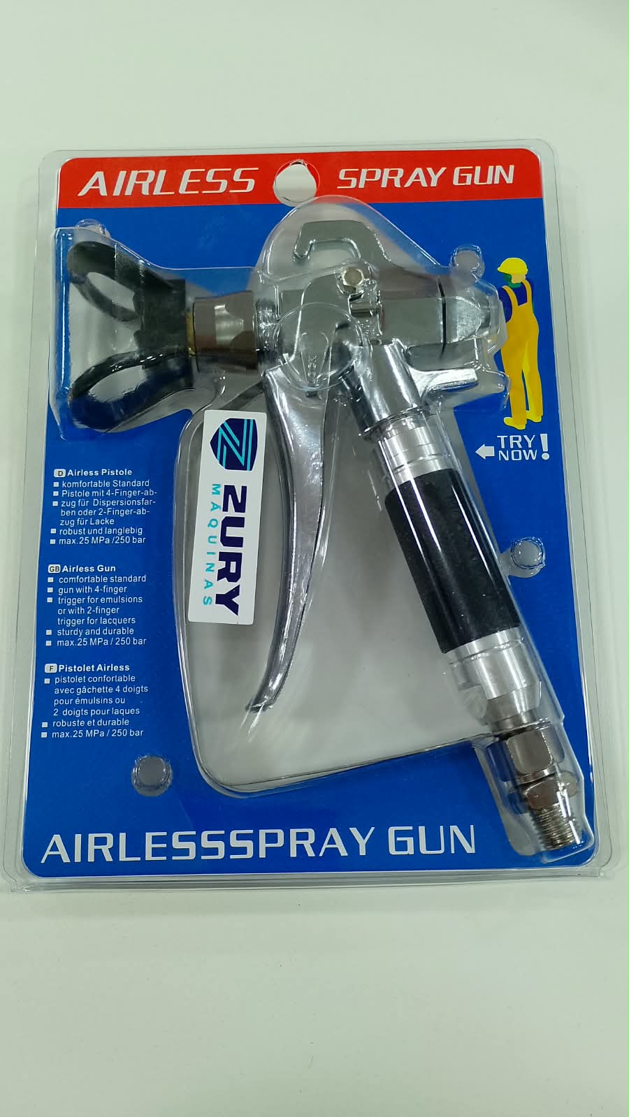 Zury Maquinas Pistola Completa Spray Gun  para Equipamento de Pintura Airless