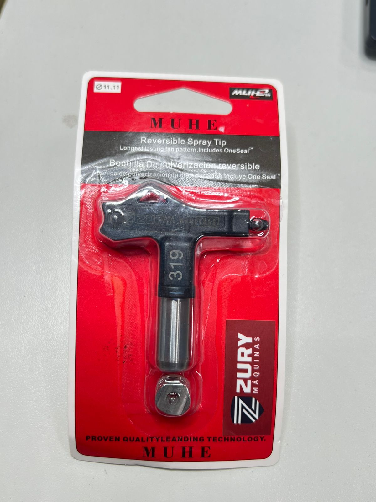 Zury Maquinas Bico 319 Cor Preto Primeira Linha para Equipamento de Pintura Airless