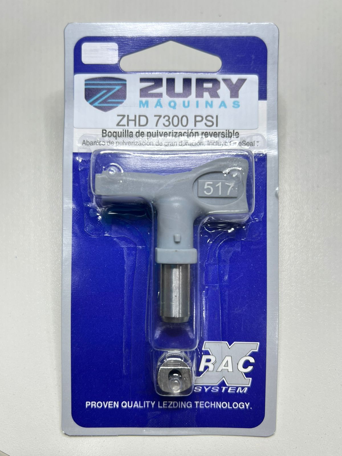 Zury Maquinas Bico 517 Cor Cinza ZHD Pneumatico para Equipamento de Pintura Airless