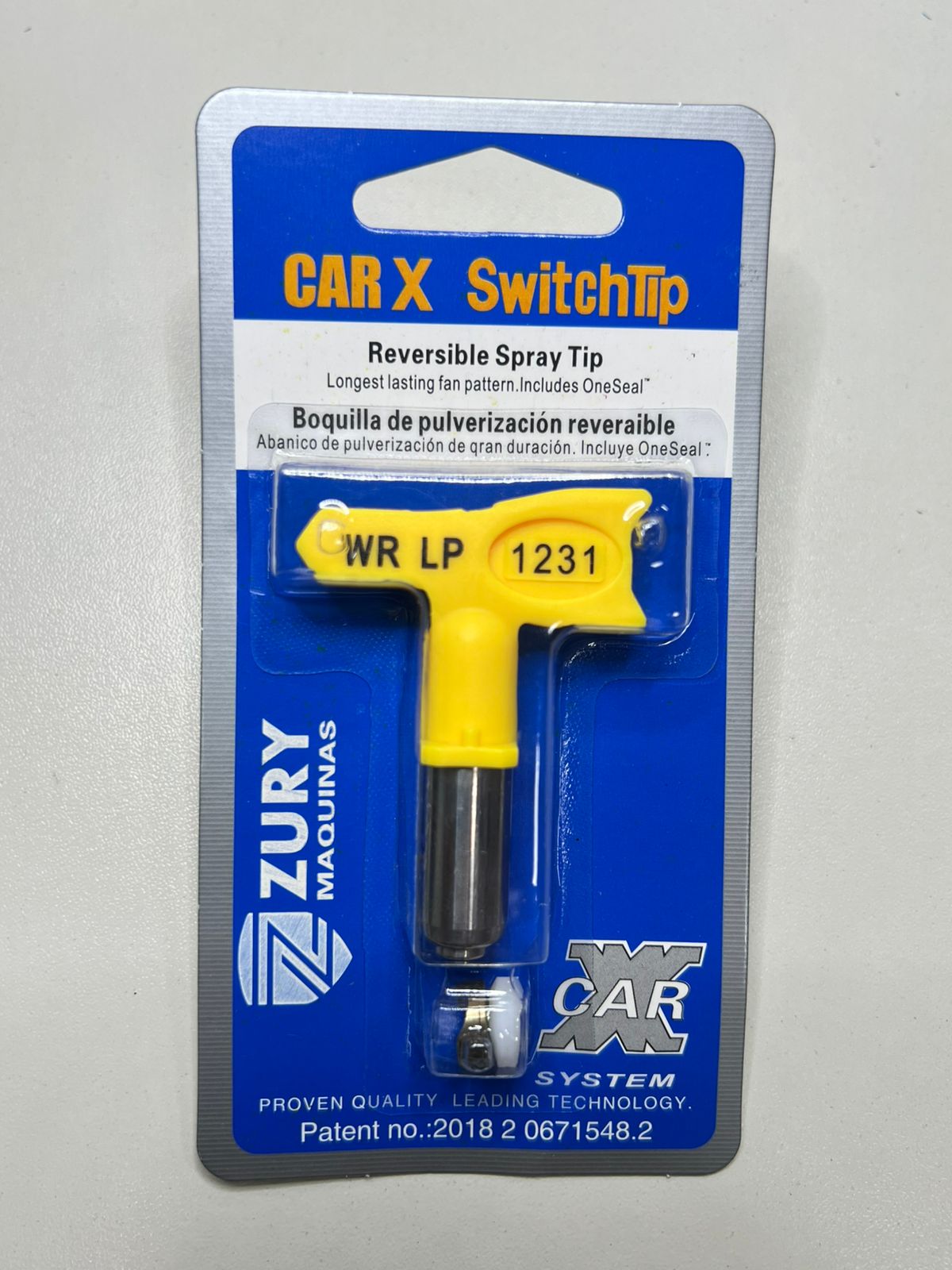 Zury Maquinas Bico 1231 WRLP Cor Amarelo Alta Pressao para Equipamento de Pintura Airless