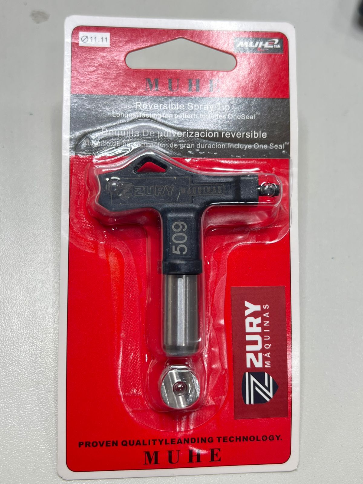 Zury Maquinas Bico 509 Cor Preto Primeira Linha para Equipamento de Pintura Airless
